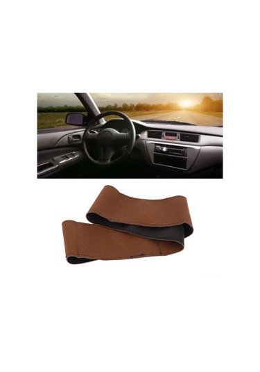 Reedark Kürk Simülasyonlu Fantezi Deri, Su Geçirmez, 38cm Evrensel, Kendin Dikiş Yaparak Konulabilir, Konforlu, Araç İç Dekorasyonu Zenginleyen, Siyah Fantezi Filtre Desenli Direksiyon Kılıfı Siyah