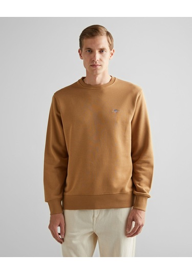 Gant Erkek Sweatshırt 2006065-213 2006065-213 Kahverengi Kahverengi