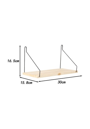 Suntek Duvar Depolama Raf Organizatör Rustik Çıkıntı Ahşap