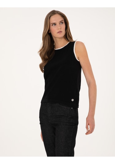 Pierre Cardin Kadın Siyah Kazak /triko 50311001-vr046 Siyah