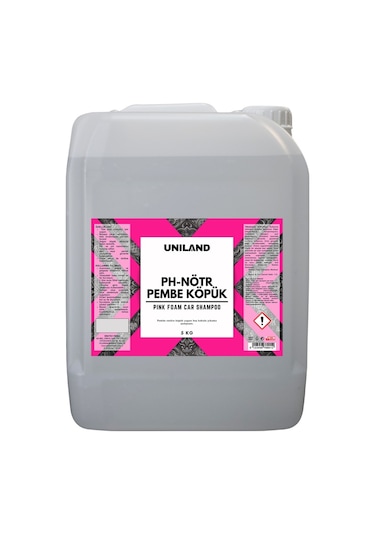 Pembe Köpüklü Ph Nötr Oto Şampuanı 5 Kg
