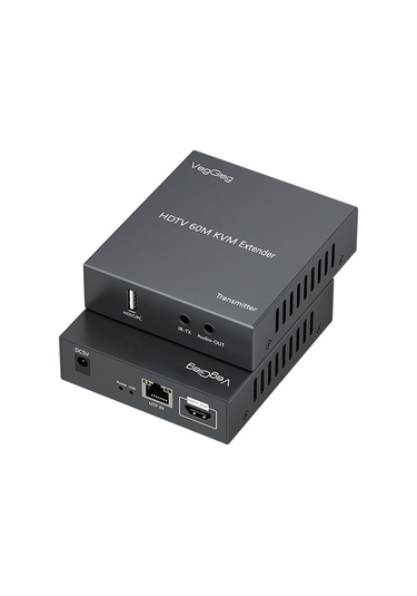 Veggieg 1080p Full Hd 60hz Hdmı Kvm Extender 60 Metre Cat5e/6 Hdmı Menzil Genişletici Uzatıcı