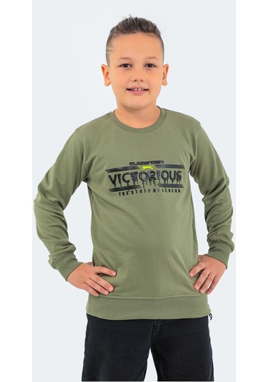 Slazenger DUNA IN Çocuk  Haki Sweatshirt