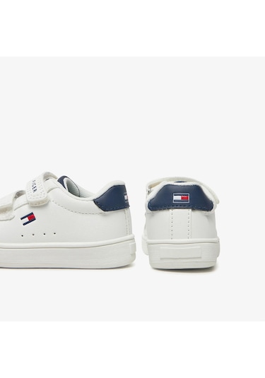 Tommy Hilfiger Flag Bebek Beyaz Spor Ayakkabı T1x9-33836-1355x336 Beyaz