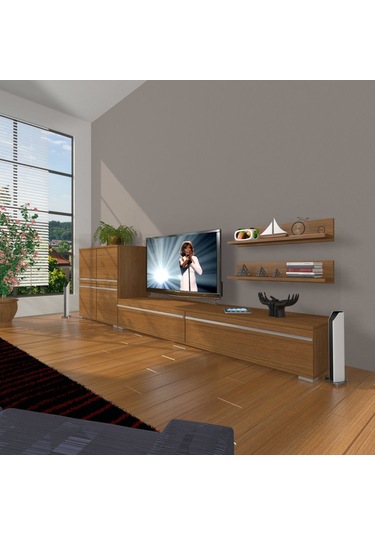Decoraktiv Eko On Mdf Std Tv Ünitesi Tv Sehpası Ceviz