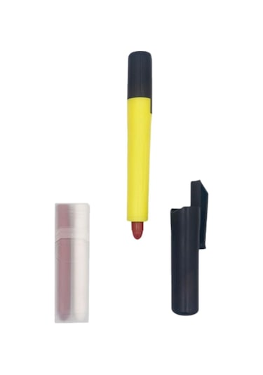 Suntek Taş Kil Ahşap Kılıf Için Marangoz Marker Sarı-kasa