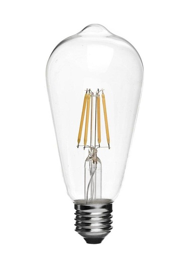 Led Rustik Ampul St64 4w 2700k Gün Işığı Noas Yl92-0131 Tekli Sarı Işık E27 Rustik Ampul 4 Watt Yok