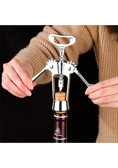 Profesyonel Pratik Çelik Tirbuşon Mantar Kapak Açacağı Diğer