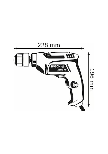 Bosch Professional GBM 6 RE Darbesiz Matkap - 0601472600
