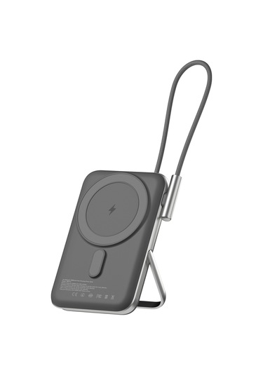 Juo MT03280 10000 mAh Standlı 20 W Type-C Magsafe Powerbank Siyah