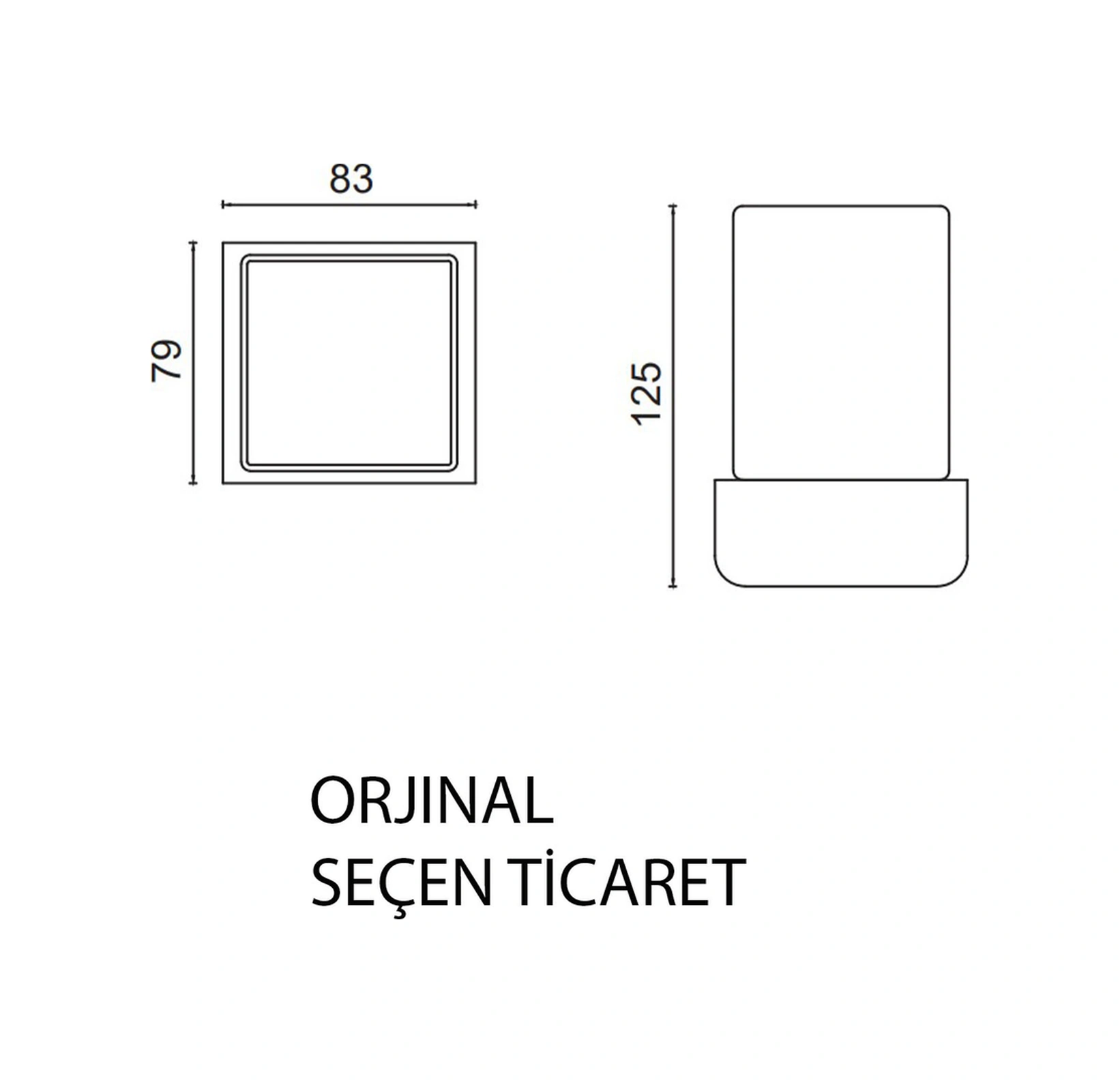 Çelik Banyo Paslanmaz Çelik Paris Mat Siyah Setüstü Di Fırçalık Siyah