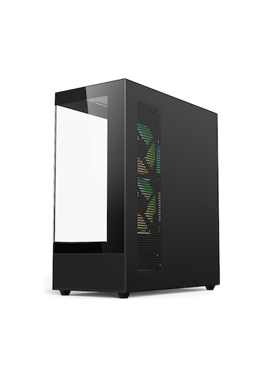 Gametech Phantom 6 x 120 MM RGB Fanlı Oyuncu Bilgisayar Kasası Siyah