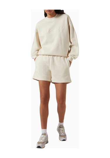 Represent Owners Club Sweatshirt, Brushed Cotton Fleece Sweatshirt Krem
