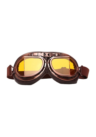 Yaozixa Motorcycle Ve Outdoor Aktivite Gözlükleri - Toz, Rüzgar Ve Çarpıtmaya Dayanıklı, Şeffaf Lensli, Anti-explosion Koruma Siyah