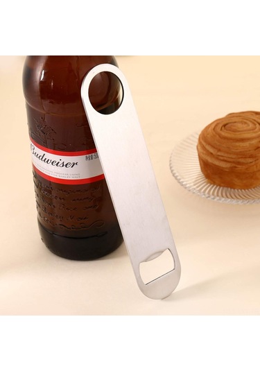 Youtek 6'lı Paslanmaz Çelik Açıcı: Profesyonel Bar & Mutfak İçin Dayanıklı, Kolay Kullanımlı Biçak Açıcı Seti Gümüş