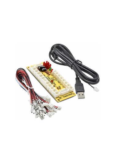 Arcade Usb Kontrol Kart Seti  PC Joystick Oyun Kol Konsol Buton