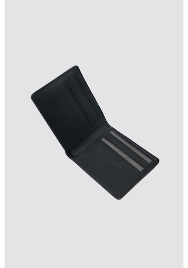 D's Damat Ds Damat Siyah Deri Cüzdan 8HC591ORTKC01 Siyah