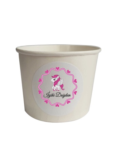 40 Parça Unicorn Boynuzlu At Doğum Günü Kürdan Seti - Bardak Kase Kısa Ve Uzun Kürdan