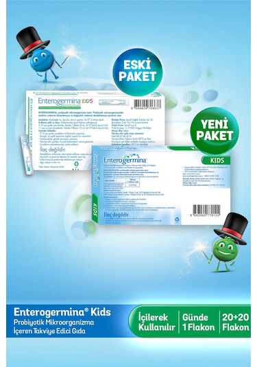 Enterogermina Kids 5 ML 20 Flakon 2'li