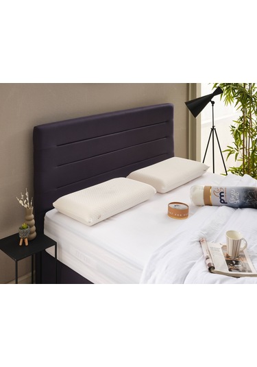 Isı Kontrol Yastığı Termoswıtch Ortopedik Düz Uzun Boy Visko Yastık -termal Isı Dengeleyici Yastık 1 Adet Çok Renkli