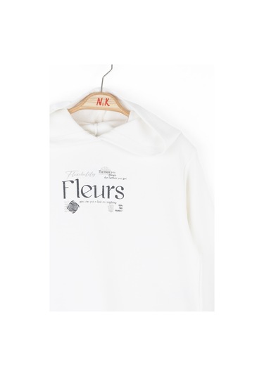 Nk Kids Kız Çocuk Sweatshirt 37817 Ekru
