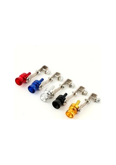 Dashanshop Siyah 1 Adet Alüminyum Alaşım Türbülörlü Egzoz Düdüğü Araba Kamyon Suv Ses Sistemi Yükseltme