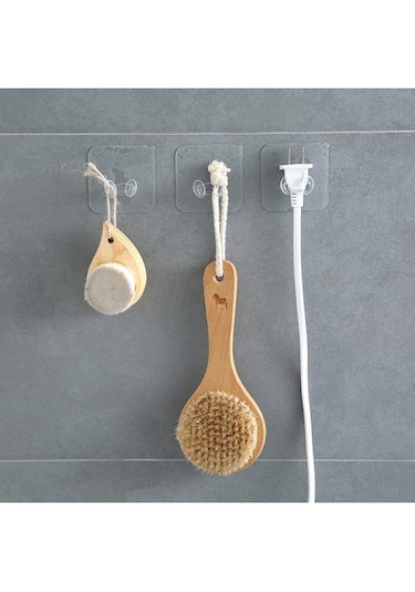 Kendinden Süper Güçlü Yapışkanlı Şeffaf Kablo Priz Bağı 20 Adet