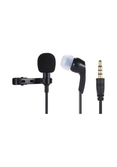 Andoer Ey-511b Çok Yönlü Kondansatör Kulaklıklı Yaka Mikrofonu