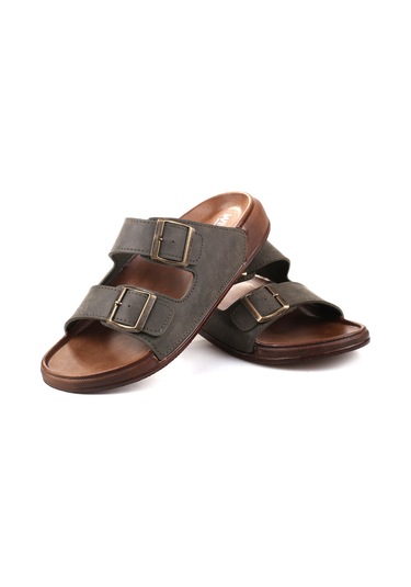 Papuç Sepeti 54201 Anatomik Rahat Taban Erkek Günlük Terlik Vizon