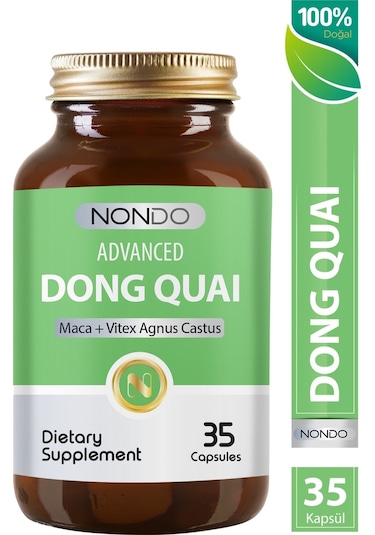 Nondo Advanced Dong Quai With Maca + Vitex Agnus Castus 35 Kapsül