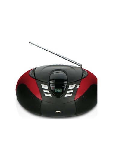 Lenco Scd-37 Usb Kırmızı - Taşınabilir Fm Radyo Cd Ve Usb Oynatıcı - Kırmızı
