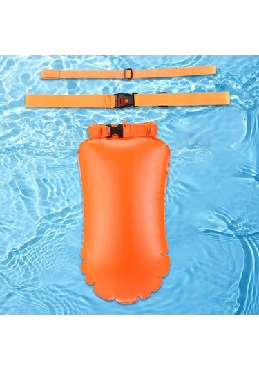 Ganzhoushop Yüzme Yürüyüş Turuncu Suntek Uygun Havuz Göl 55cmx38cm Nw Turuncu