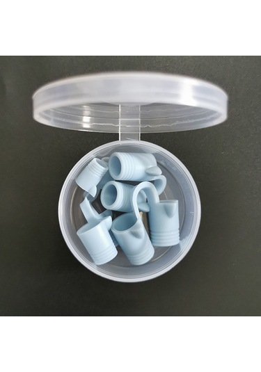 Hangfox Silikon Burun Tıkacı Uyku Konforu İçin Horlama Engeli 4'lü Mavi Set