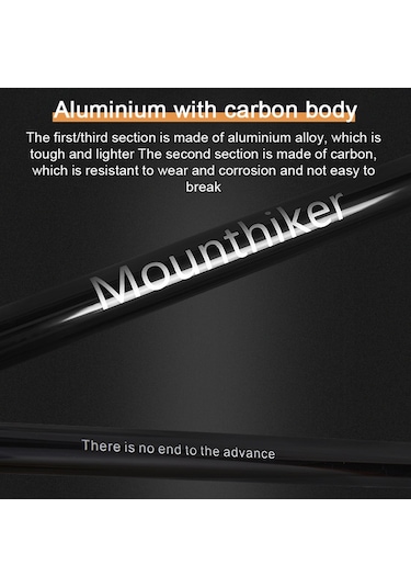 Mountainhiker Açık Hafif Alüminyum Alaşım Trekking Direkleri Çok Beyaz