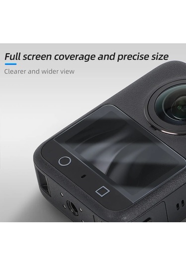 Xindoker Osmo 360 Kamera Ekran Koruyucu - Cam Temperli 9h Sertlikli, Yüksek Çözünürlük, Parmak İzi Engeli, 0.33mm İnce, Şarjlı Dokunmatik Desteği 1 Adet