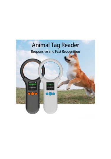 Hayvan Mikroçip Pet Etiket Tarayıcı Kimlik Okuyucu Rfıd Emıd Hayvan Taşınabilir Çip Okuyucu Bt+usb+2.4g Bağlantı Desteği 500 Bilgi Depolama Fonksiyonu 1.44 İnç Tft Lcd Ekran Fdx-b Iso11784/85 Köpek