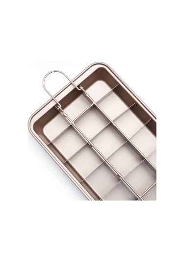 Sones Brownie Pan Kek Kalıbı Kare Ekmek Pişirme Kalın Katı Tabanlı Yapışmaz Pişirme Tepsisi