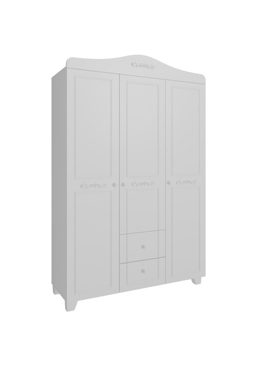 Tokyo 3 Kapaklı Dolap 2 Çekmeceli Dolap