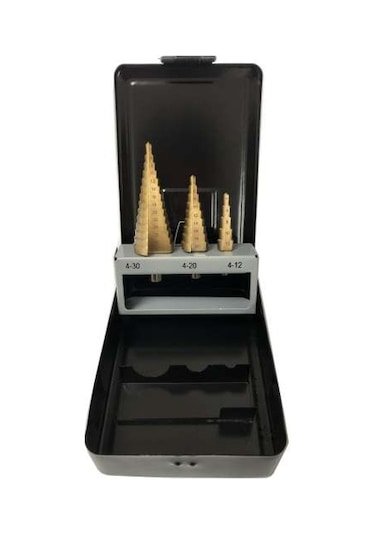 Bay-Tec Kademeli Matkap Ucu Seti 4-12 - 4-20 - 4-30 MM