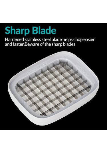 Dashanshop 1 Set Gri French Patates Kesici Soğan Doğrayıcı Havuç Kesici Mutfak Aletleri Salatalık Ve Patates Çok Amaçlı Sebze Kesici Grey 1 Parça