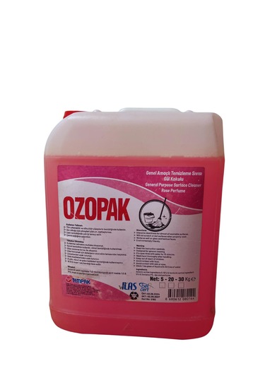 Ozopak Genel Amaçlı Temizleme Sıvısı Gül Kokulu 5 Litre Tekli
