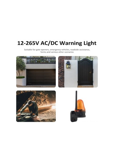 Artfulabode Yüksek Parlaklıklı Sarı Kapı Işığı Ip54 Su Geçirmez Acil Durum Aracı Ac/dc - Dj