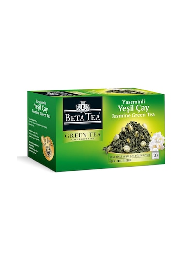 Beta Jasmine Green Bardak Poşet 20 Adet Yaseminli Yeşil Çay