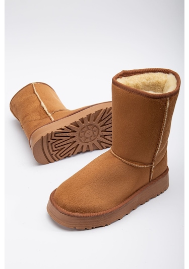 Celio Kalın Taban Ugg Leopar Taba