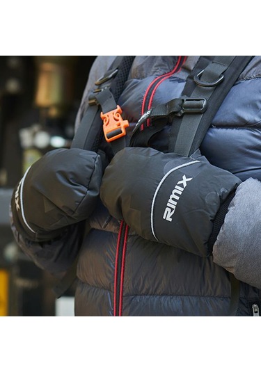 Wezone Kışlık Su Geçirmez Kaz Tüyü Eldiven - Sıcak Tutar Ve Rahattır Siyah