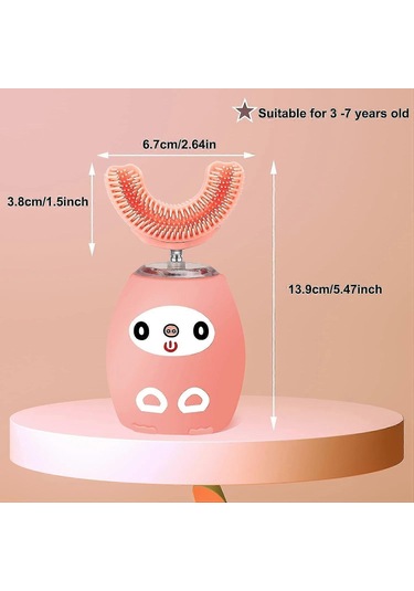 U Şekilli Elektrikli Diş Fırçası, Çocuklar İçin Otomatik Zamanlayıcılı Diş Fırçası, Ultrasonik Otomatik Diş Fırçaları
