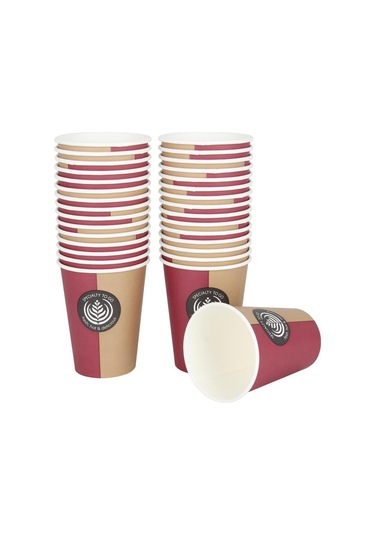 Huhtamaki Karton Bardak 12 Oz 300 Ml 50 Adet Çok Renkli