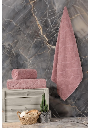 Varol Voli Micro Cotton Banyo Havlusu 70x140cm Gül Kurusu-70x140cm Gülkurusu
