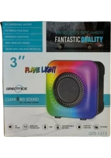 Greatnice GTS-1373 Ledli USB/TF/FM Radyo Bluetooth Hoparlör