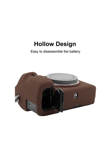 Sony Ilce-7mıı / 7smıı / 7rmıı Kahve İçin Puluz Yumuşak Silikon Koruyucu Kılıf Diğer